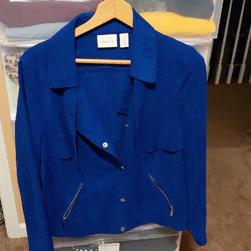 Chico's Vibrant Blue Women's Jacket